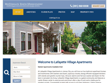 Tablet Screenshot of lafayettevillagenj.com